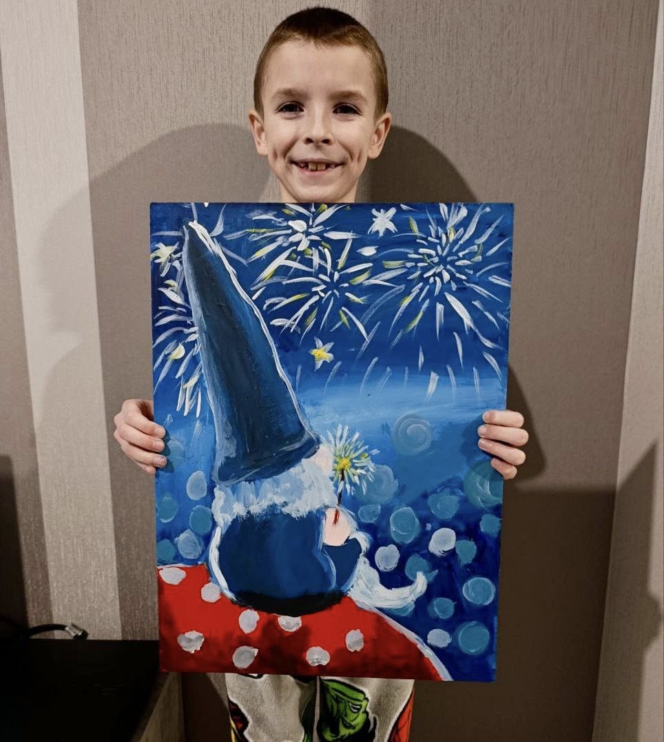 Чотириразовий переможець: юний художник Єгор Метлицький знову здобув І місце!