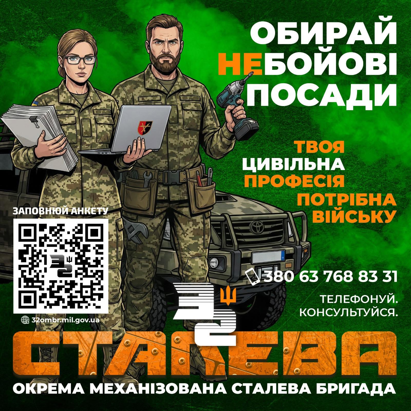 Твоя цивільна професія потрібна війську!