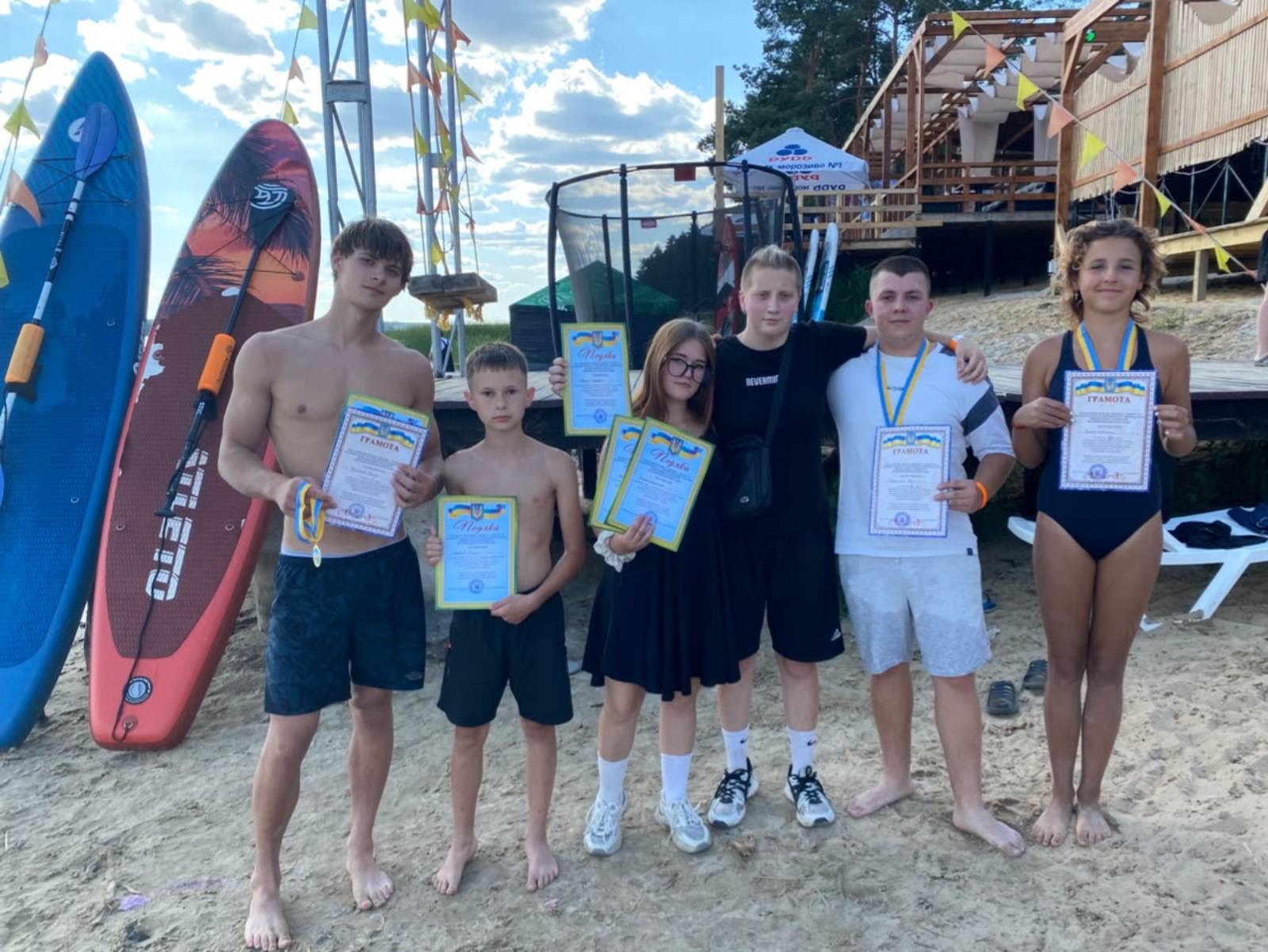 Спортивне продовження Дня молоді: слизький футбол і SUP-змагання