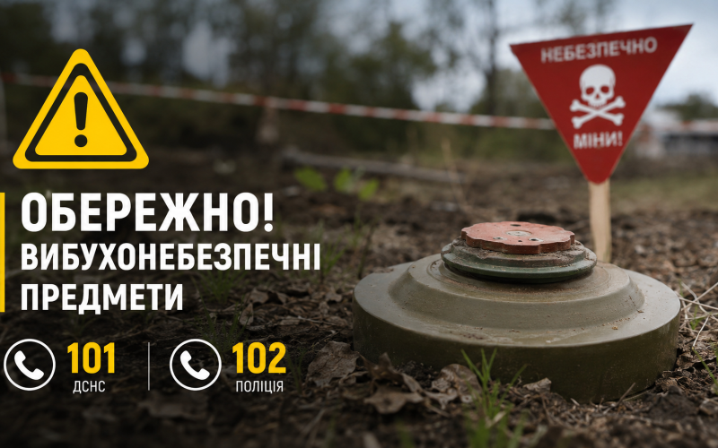 Мінна безпека — знання, які рятують життя!
